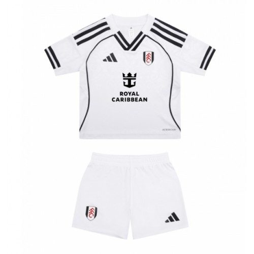 Fulham Replika babykläder Hemmaställ Barn 2025-26 Kortärmad (+ korta byxor)